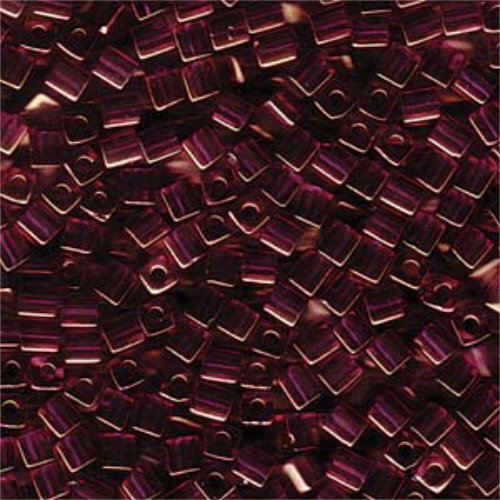 Miyuki 4mm (SB4) Square Bead - SB4-2441 - Transparent Cinnamon Gold Luster