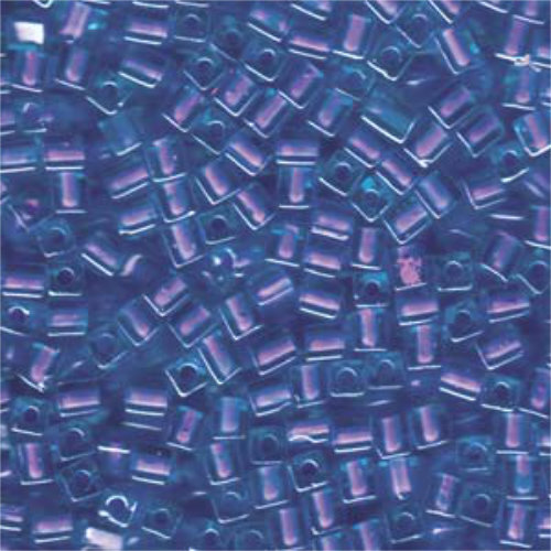 Miyuki 4mm (SB4) Square Bead - SB4-2640 - Blue Lined Violet
