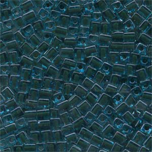 Miyuki 4mm (SB4) Square Bead - SB4-2641 - Blue Lined Black