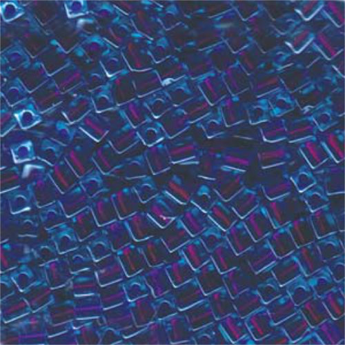 Miyuki 4mm (SB4) Square Bead - SB4-2651 - Blue Lined Purple