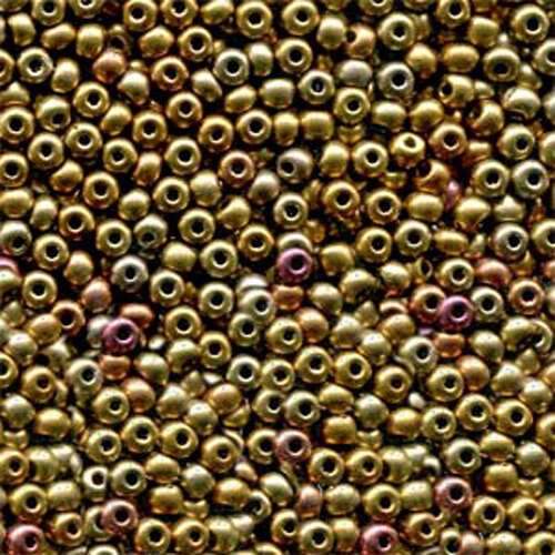 Preciosa 6/0 Rocaille Seed Beads - SB6-01610 - Golden Rainbow