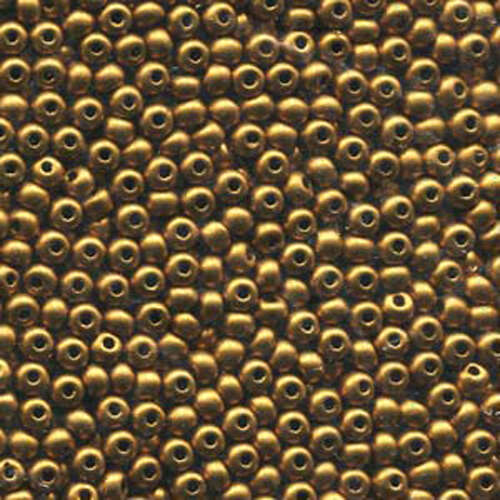 Preciosa 6/0 Rocaille Seed Beads - SB6-01740 - Bronze Gold