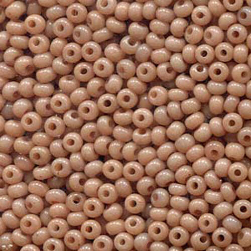 Preciosa 6/0 Rocaille Seed Beads - SB6-02611 - Wheat Opal Sol Gel