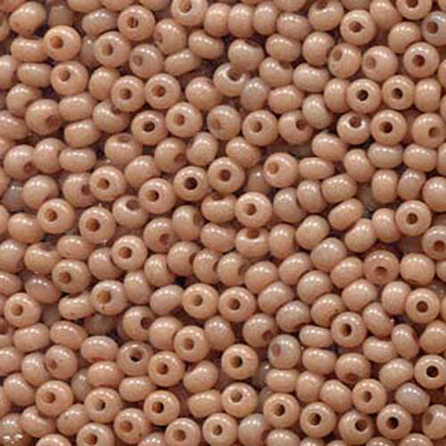 Preciosa 6/0 Rocaille Seed Beads - SB6-02611 - Wheat Opal Sol Gel