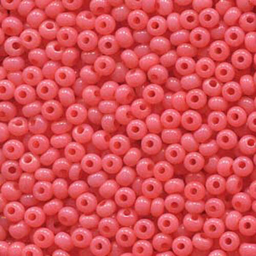 Preciosa 6/0 Rocaille Seed Beads - SB6-02691 - Salmon Opal Sol Gel