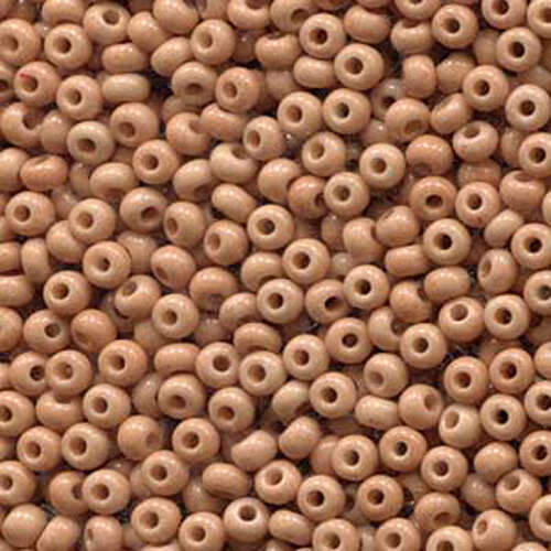 Preciosa 6/0 Rocaille Seed Beads - SB6-03611 - Opaque Wheat Sol Gel