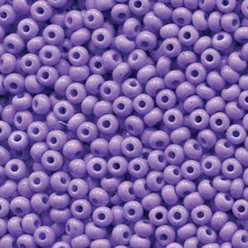 Preciosa 6/0 Rocaille Seed Beads - SB6-03623 - Opaque Plum Sol Gel