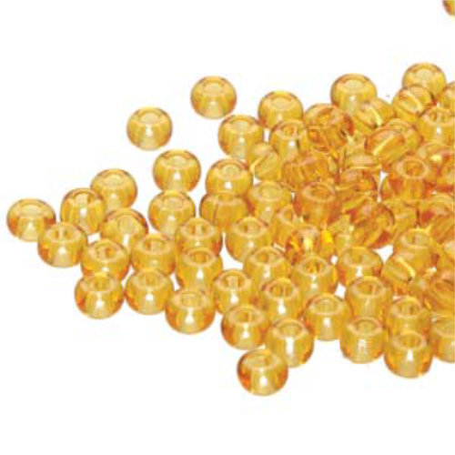 Preciosa 6/0 Rocaille Seed Beads - SB6-10050 - Topaz