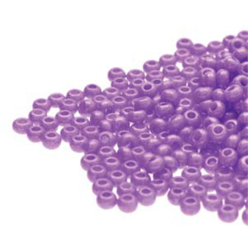 Preciosa 6/0 Rocaille Seed Beads - SB6-16128 - Opaque Dyed Violet
