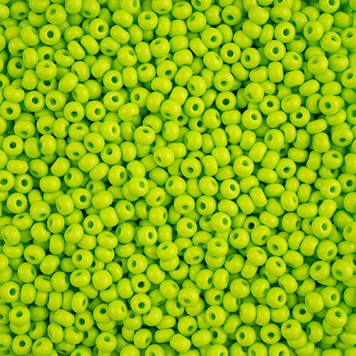 Preciosa 6/0 Rocaille Seed Beads - SB6-16A54M - Matte Light Green - Terra Intensive