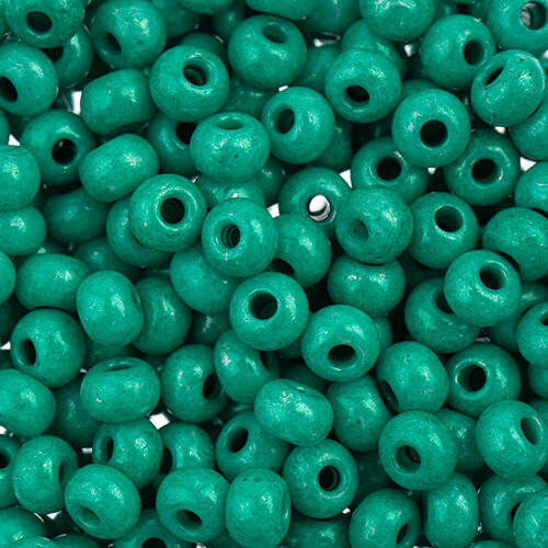Preciosa 6/0 Rocaille Seed Beads - SB6-16A58 - Dark Green - Terra Intensive