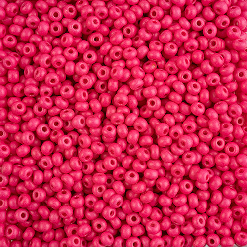 Preciosa 6/0 Rocaille Seed Beads - SB6-16A77M - Matte Rose - Terra Intensive
