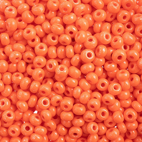 Preciosa 6/0 Rocaille Seed Beads - SB6-16A91 - Orange - Terra Intensive