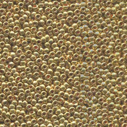 Preciosa 6/0 Rocaille Seed Beads - SB6-18581 - Terra Metallic Gold