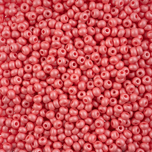 Preciosa 6/0 Rocaille Seed Beads - SB6-22009 - Chalk Pink - PermaLux