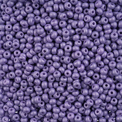 Preciosa 6/0 Rocaille Seed Beads - SB6-22014 - Chalk Lavender - PermaLux