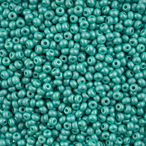 Preciosa 6/0 Rocaille Seed Beads - SB6-22016 - Chalk Mint - PermaLux