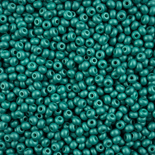 Preciosa 6/0 Rocaille Seed Beads - SB6-22017 - Chalk Sea Green - PermaLux