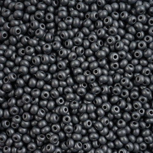 Preciosa 6/0 Rocaille Seed Beads - SB6-22022 - Chalk Grey - PermaLux