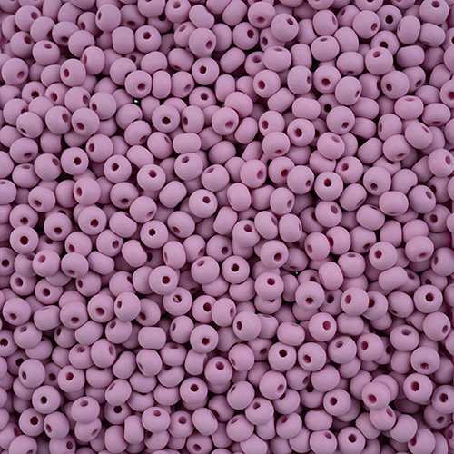 Preciosa 6/0 Rocaille Seed Beads - SB6-22M12 - Matte Chalk Violet - PermaLux