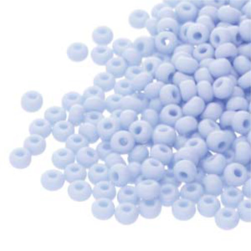 Preciosa 6/0 Rocaille Seed Beads - SB6-33000 - Powder Blue