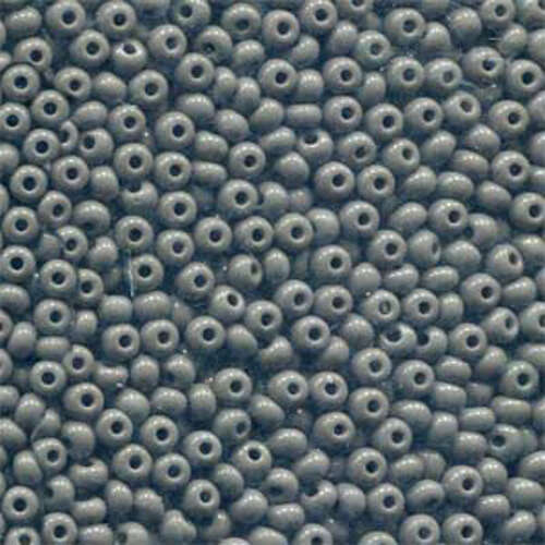 Preciosa 6/0 Rocaille Seed Beads - SB6-43020 - Opaque Grey
