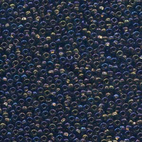 Preciosa 6/0 Rocaille Seed Beads - SB6-49019 - Copper Lined Black Diamond AB