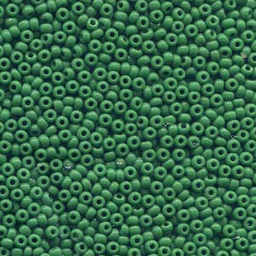 Preciosa 6/0 Rocaille Seed Beads - SB6-53250 - Opaque Green