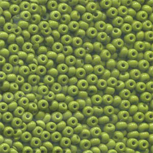 Preciosa 6/0 Rocaille Seed Beads - SB6-53430 - Opaque Olive