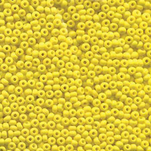 Preciosa 6/0 Rocaille Seed Beads - SB6-83110 - Opaque Yellow