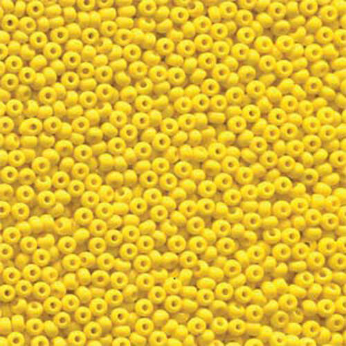 Preciosa 6/0 Rocaille Seed Beads - SB6-83130 - Opaque Dark Yellow