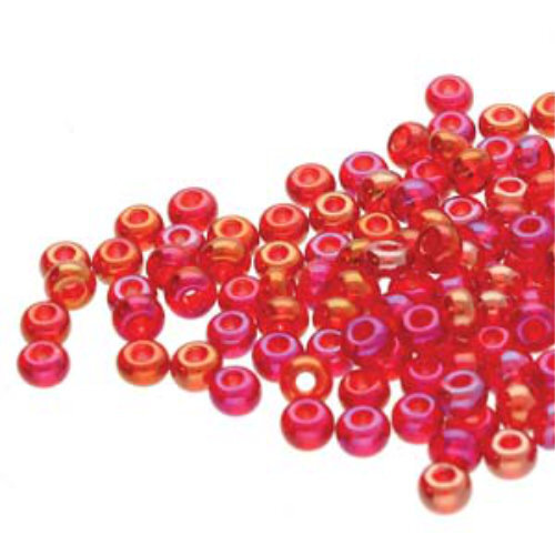 Preciosa 6/0 Rocaille Seed Beads - SB6-91090 - Ruby AB