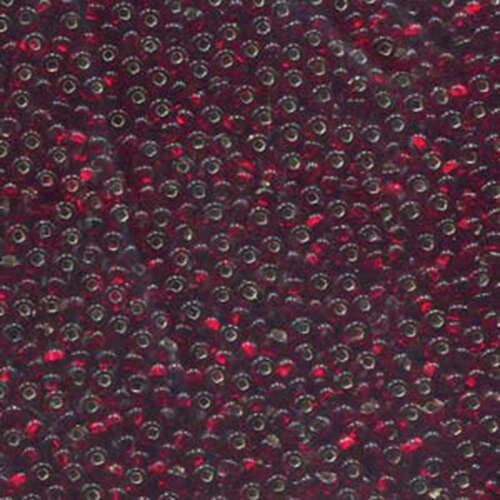 Preciosa 6/0 Rocaille Seed Beads - SB6-97120 - Silver Lined Garnet