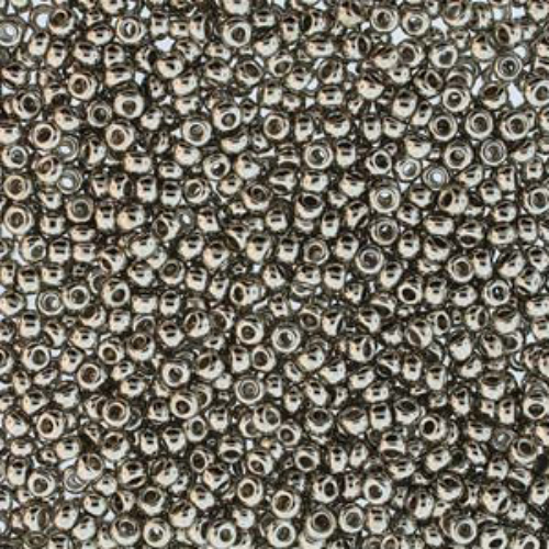 Preciosa 8/0 Rocaille Seed Beads - SB8-00030-37000 - Nickel Plate
