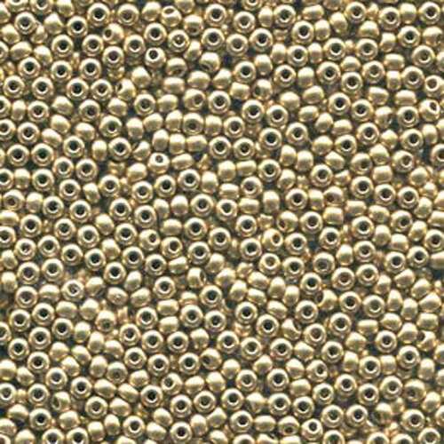 Preciosa 8/0 Rocaille Seed Beads - SB8-01710 - Pale Gold Bronze