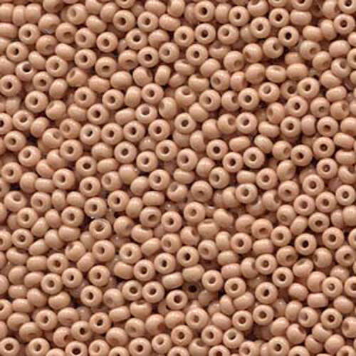 Preciosa 8/0 Rocaille Seed Beads - SB8-03611 - Opaque Wheat Sol Gel