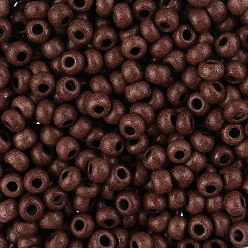Preciosa 8/0 Rocaille Seed Beads - SB8-16A19 - Dark Brown - Terra Intensive