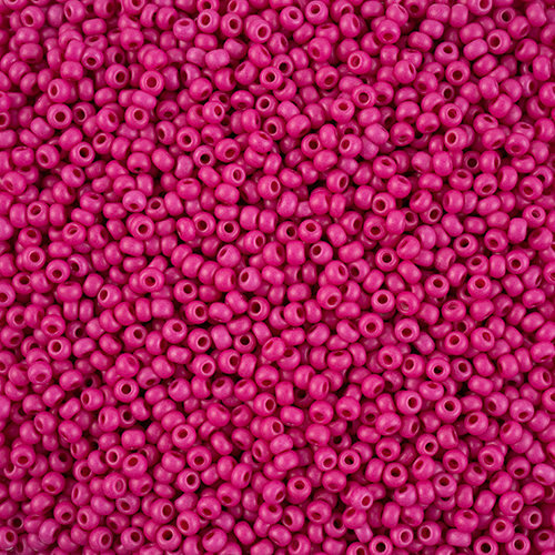 Preciosa 8/0 Rocaille Seed Beads - SB8-16A26M - Matte Pink - Terra Intensive