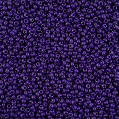Preciosa 8/0 Rocaille Seed Beads - SB8-16A28M - Matte Purple - Terra Intensive