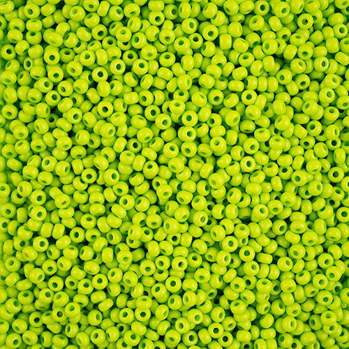 Preciosa 8/0 Rocaille Seed Beads - SB8-16A54M - Matte Light Green - Terra Intensive