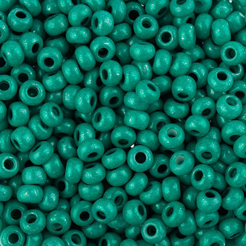 Preciosa 8/0 Rocaille Seed Beads - SB8-16A58 - Dark Green - Terra Intensive