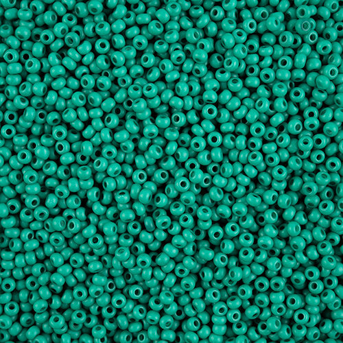 Preciosa 8/0 Rocaille Seed Beads - SB8-16A58M - Matte Dark Green - Terra Intensive