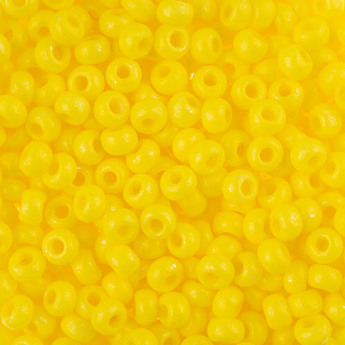 Preciosa 8/0 Rocaille Seed Beads - SB8-16A86 - Yellow - Terra Intensive