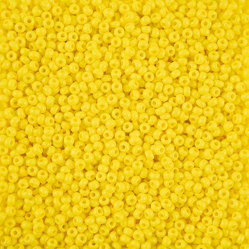 Preciosa 8/0 Rocaille Seed Beads - SB8-16A86M - Matte Yellow - Terra Intensive