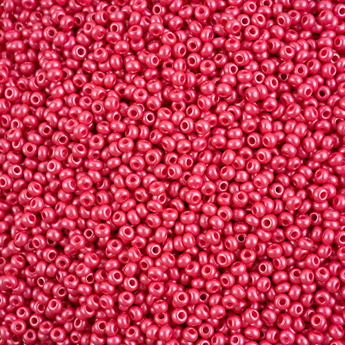 Preciosa 8/0 Rocaille Seed Beads - SB8-22011 - Chalk Fuchsia - PermaLux