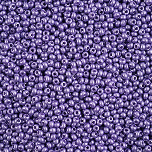 Preciosa 8/0 Rocaille Seed Beads - SB8-22014 - Chalk Lavender - PermaLux
