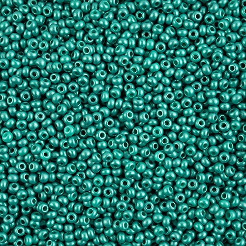 Preciosa 8/0 Rocaille Seed Beads - SB8-22017 - Chalk Sea Green - PermaLux