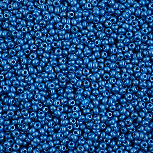 Preciosa 8/0 Rocaille Seed Beads - SB8-22021 - Chalk Blue - PermaLux