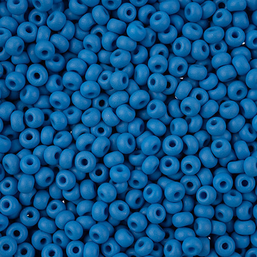 Preciosa 8/0 Rocaille Seed Beads - SB8-22M20 - Matte Chalk Light Blue - PermaLux