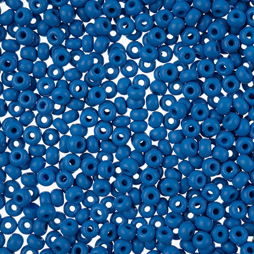 Preciosa 8/0 Rocaille Seed Beads - SB8-22M21 - Matte Chalk Blue - PermaLux